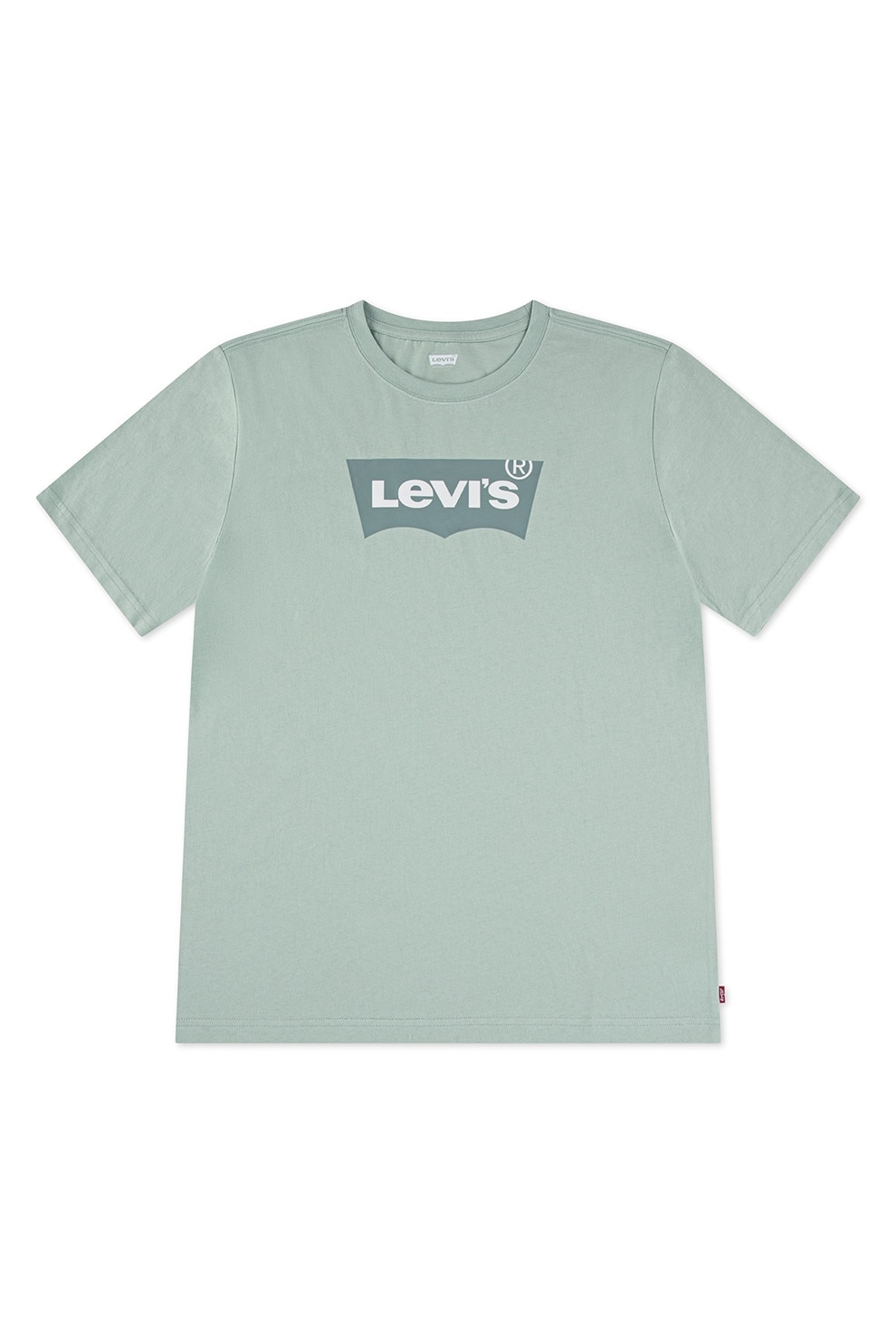 Levi's, Tricou cu imprimeu logo, Verde deschis, 152 CM