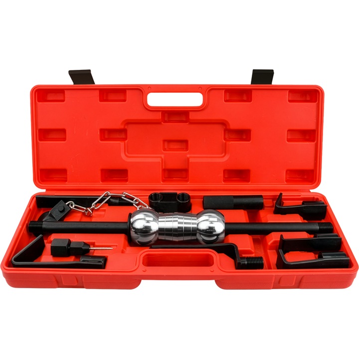 Ciocan extractor de inertie KRAFT&DELE KD12543, 5 clesti, 2 varfuri, 8,55 kg, valiza inclusa