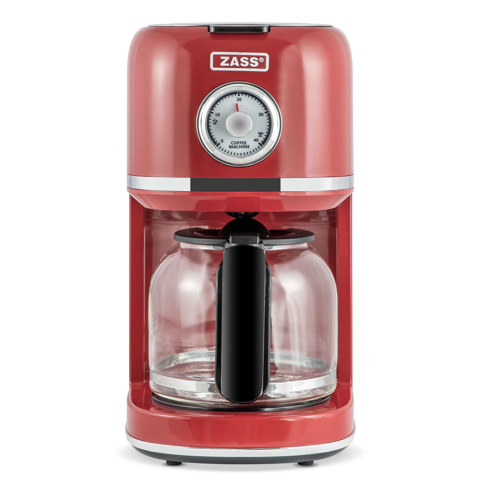 Cafetiera cu filtru ZASS ZCM 15 Scarlet Sage – 800W, 1, 5 L, 12 cesti, anti-picurare & mentinere la cald