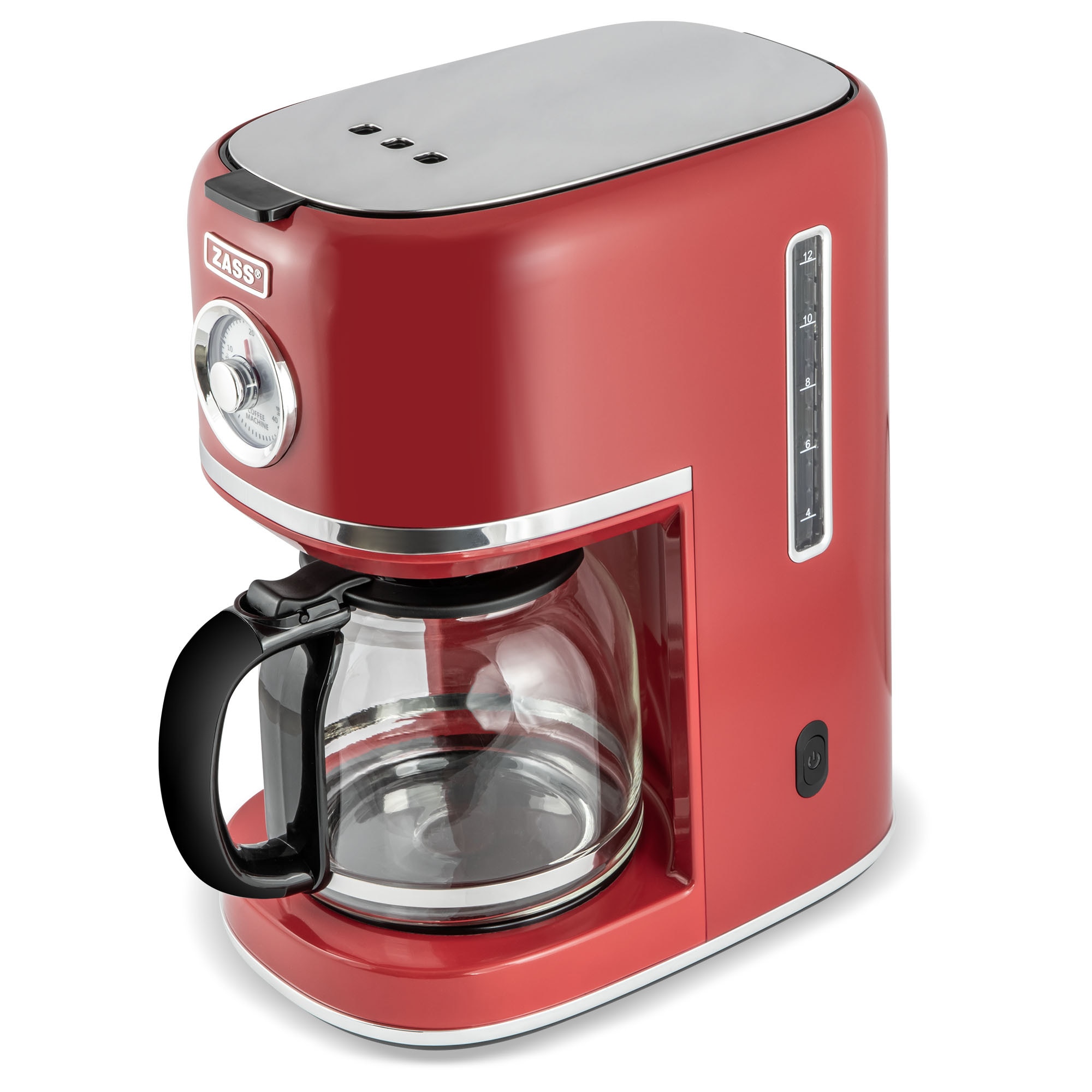 Cafetiera cu filtru ZASS ZCM 15 Scarlet Sage – 800W, 1, 5 L, 12 cesti, anti-picurare & mentinere la cald