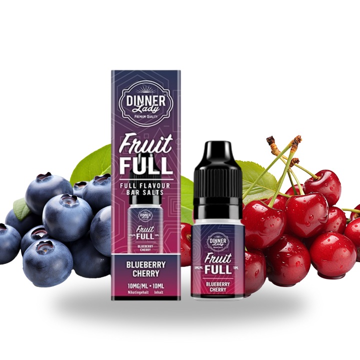 Lichid Tigara Electronica Dinner Lady 20mg nicotina, 10 ml - Blueberry Cherry