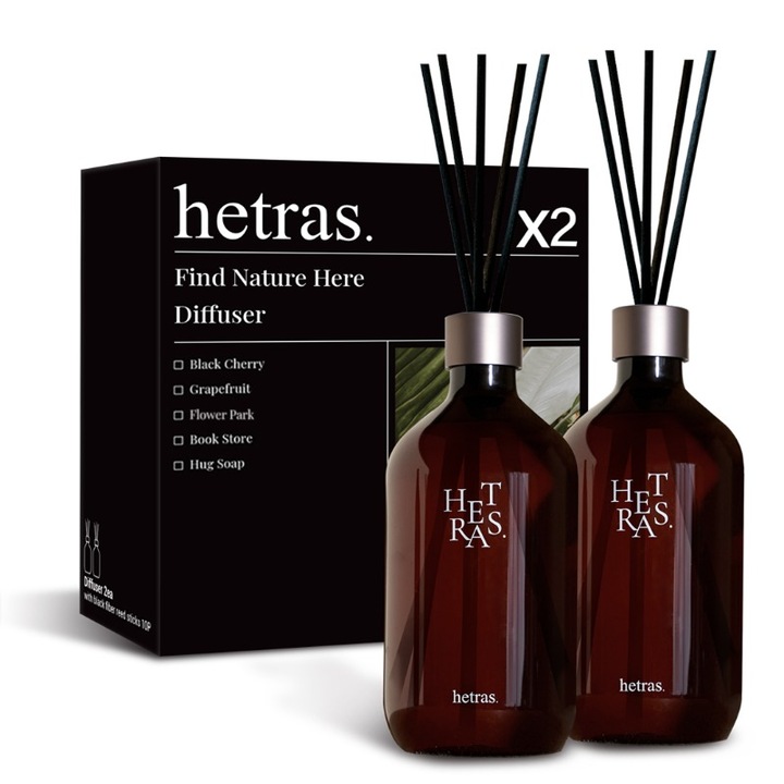 Hetras Find Nature Here Premium Aroma Diffúzor No.31 Baby Cotton készlet 500mlx2db