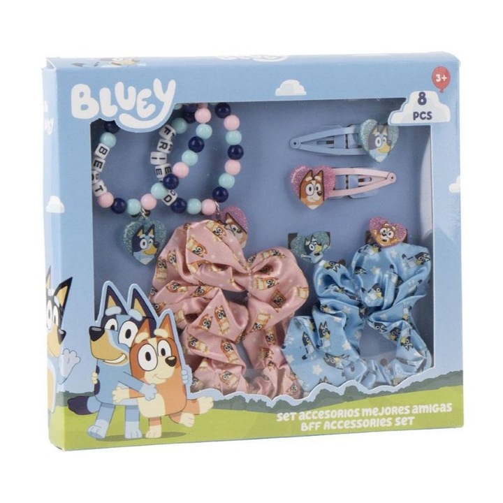 Комплект аксесоари за момичета Bluey, 8 части