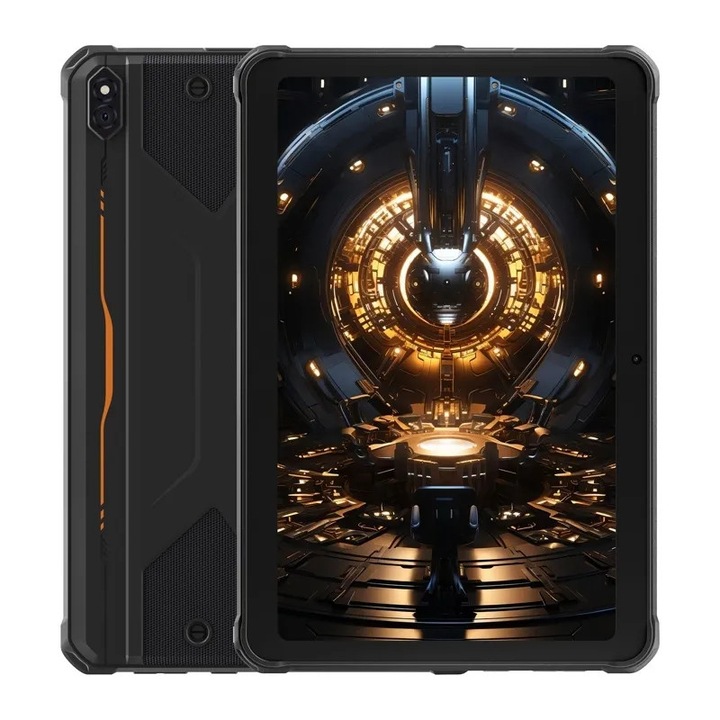 Tableta HOTWAV TAB R8, portocalie, 10, 1 inch, 128GB, 4GB RAM, rezistență IP68