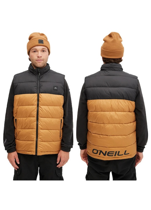 Vesta matlasata O'Neill Originals Puffer pentru barbati, usoara, confortabila, maro, Maro