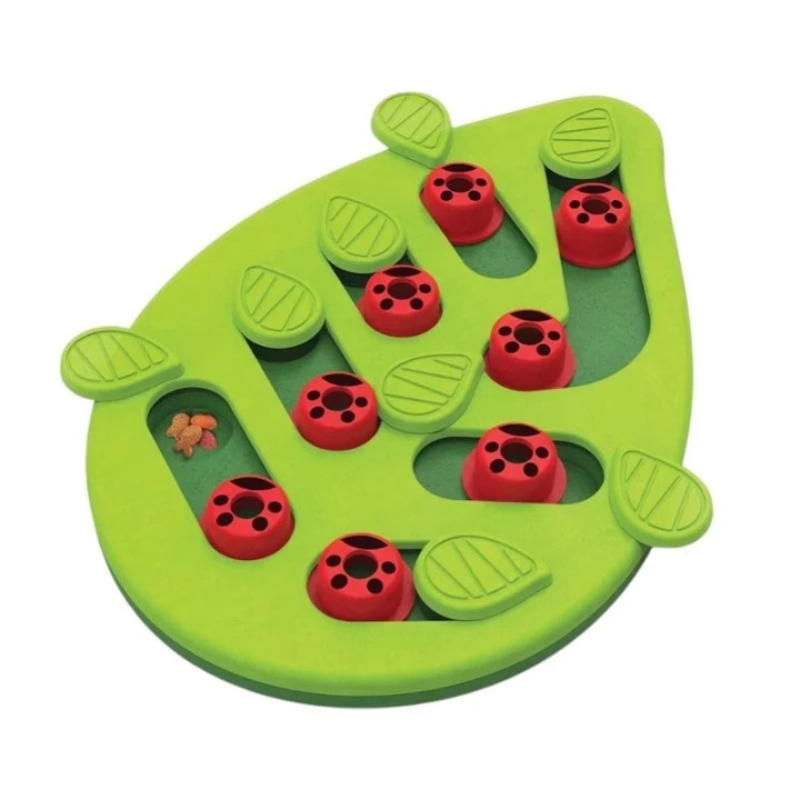 Интерактивна играчка за котка, пъзел с 16 скрити отделения, 36x24 см