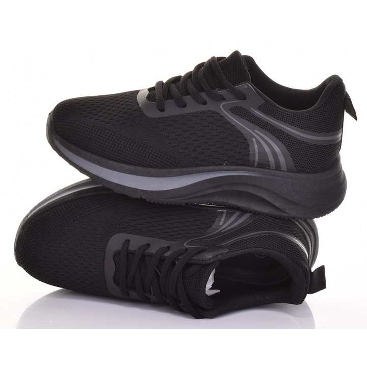 Дамски кецове Martinus, ежедневни, черни, плат