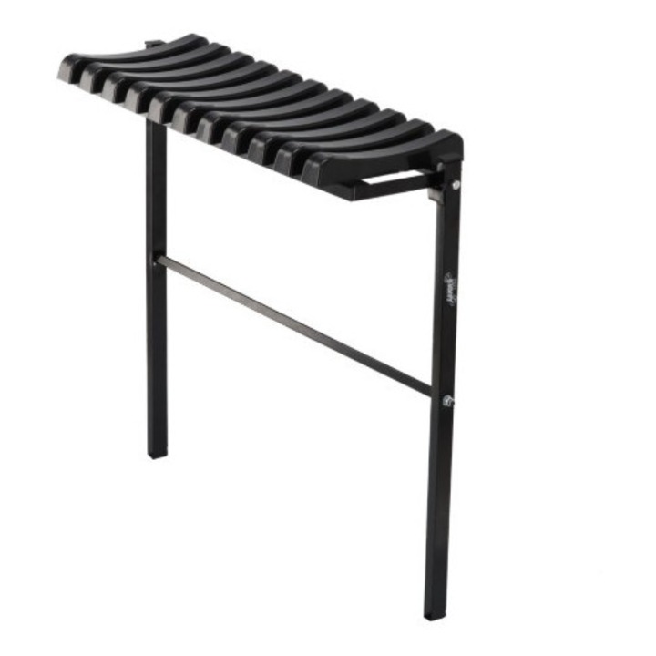 Сгъваема градинска черна пейка