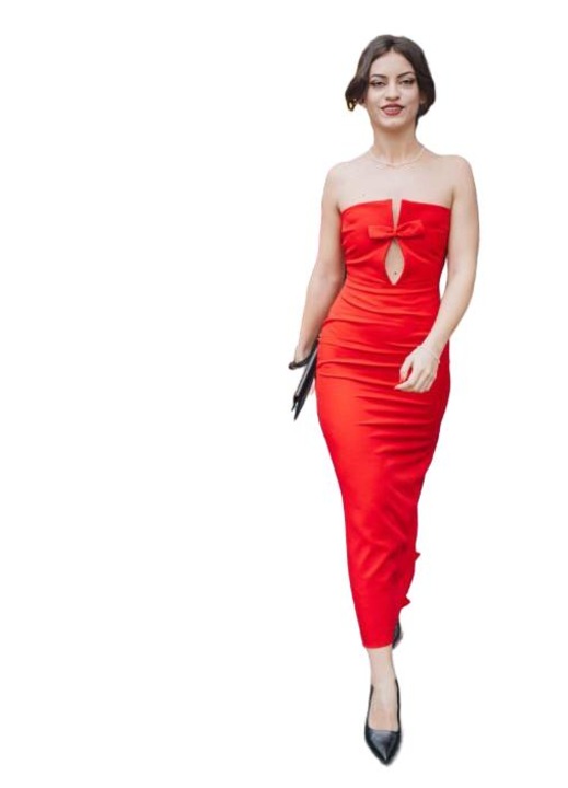 Rochie Tendeza, elasticabdsaf, Rosu