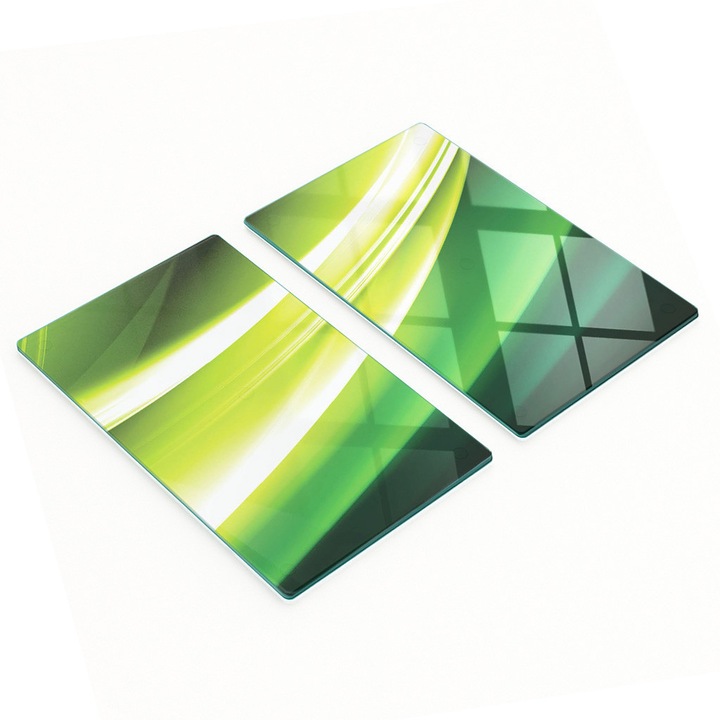 Tocatoare de bucatarie Tulup, set 2 bucati, sticla, 2x30x52cm, antiderapante, rezistente la temperaturi ridicate