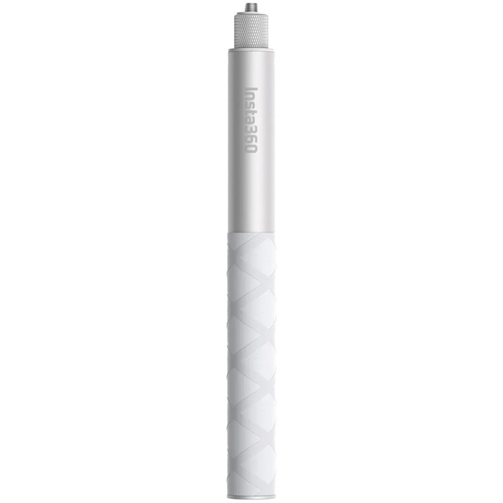 Invisible Selfie Stick Insta360, Satin White, 114 cm