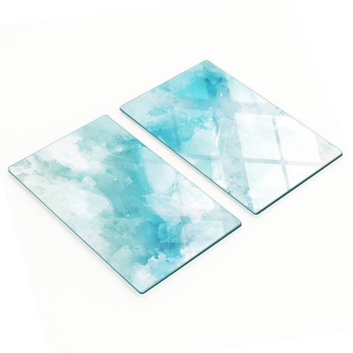 Tocatoare de bucatarie Tulup, set 2 bucati, sticla, 30x52cm, antiderapante, rezistente la temperaturi ridicate