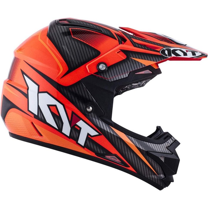 Casca cross KYT Cross Over Power portocaliu-negru