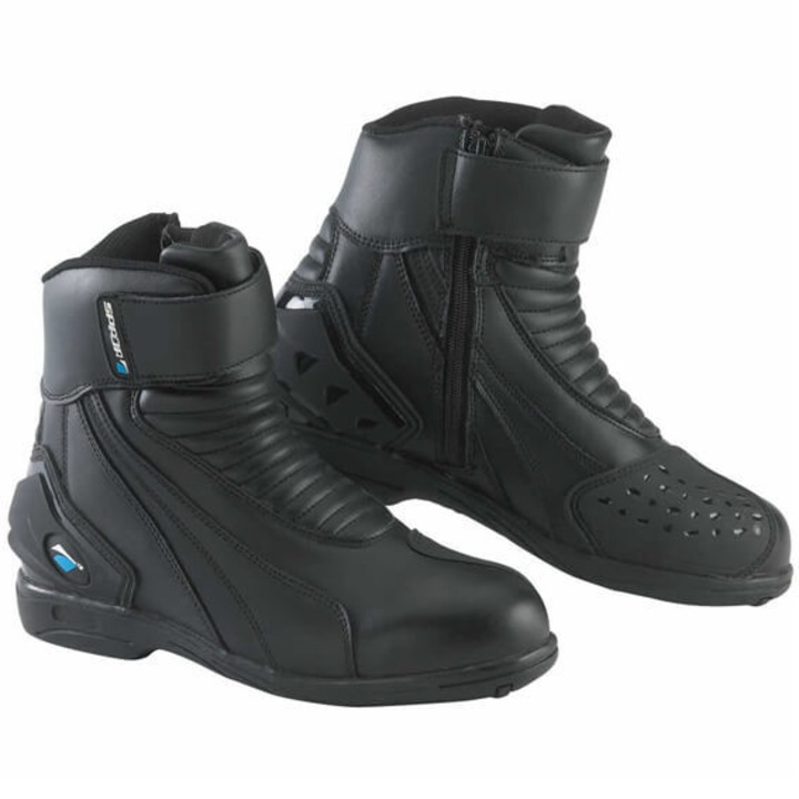 Ghete moto SPADA ICON WP de oraș, stradale, negre