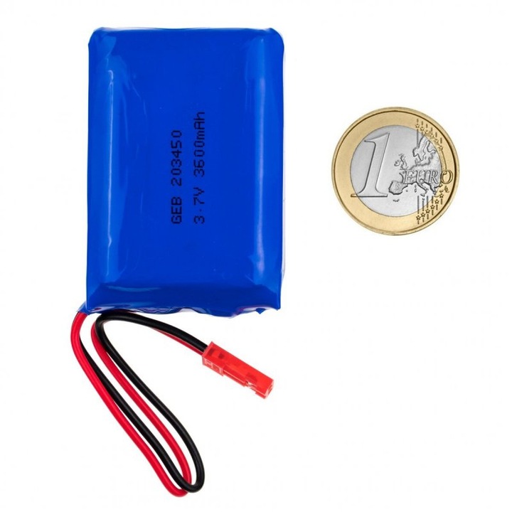 Baterie externa cu litiu de 3,7 V de 3600mAh
