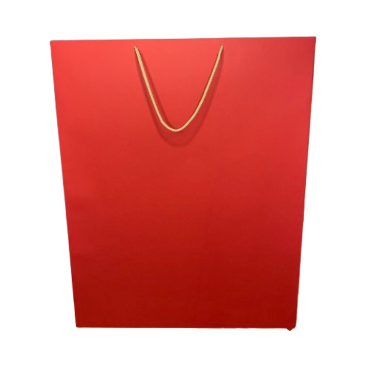 Punga cadou - Nicas - rosu - 40X49X14 - tip MAX