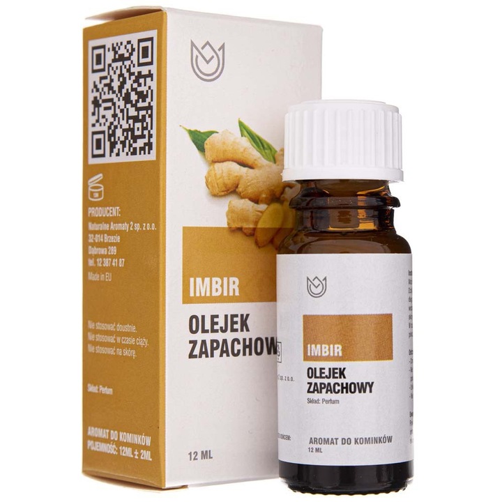 Naturalne Aromaty Ulei parfumat Ghimbir - 12 ml