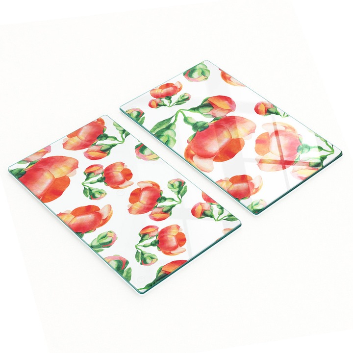 Tocatoare de bucatarie, Tulup, set 2 bucati, 30x52cm, antiderapante, rezistente la temperaturi ridicate