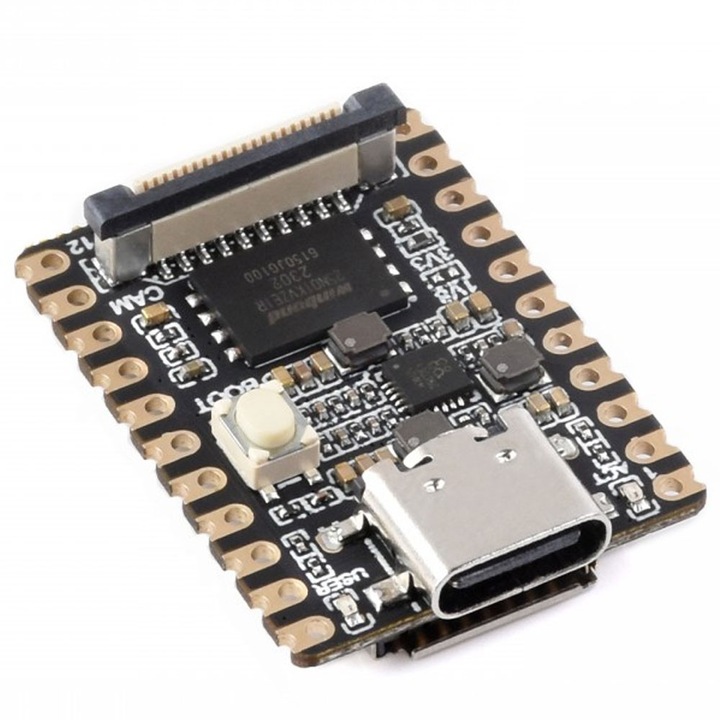 Placă de dezvoltare Luckfox Pico Mini B, procesor Rockchip RV1103, 64 MB RAM, 128 MB FLASH, USB-C, 28x21 mm