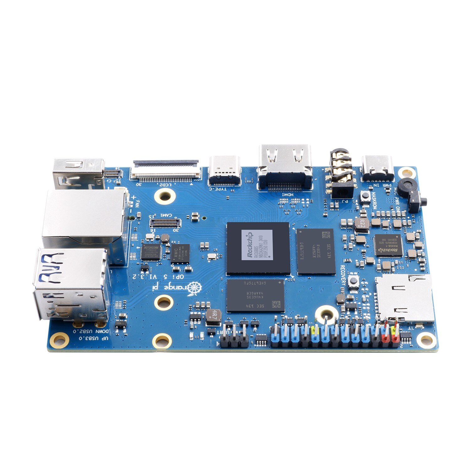 Microcomputer Orange Pi 5, 16 GB RAM, procesor RK3588S, HDMI 8K ...