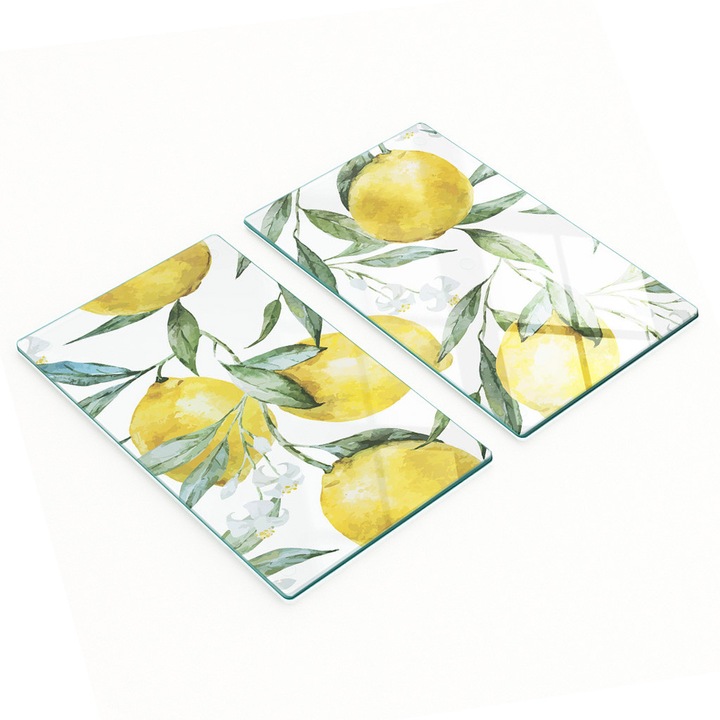 Tocatoare de bucatarie Tulup, set 2 bucati, sticla, 30x52cm, antiderapante, rezistente la temperaturi ridicate