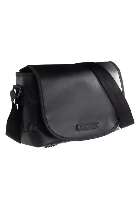 Geantă de umăr Greenburry, Tarpaulin, negru, 27x20cm, fabricată din prelata reciclata