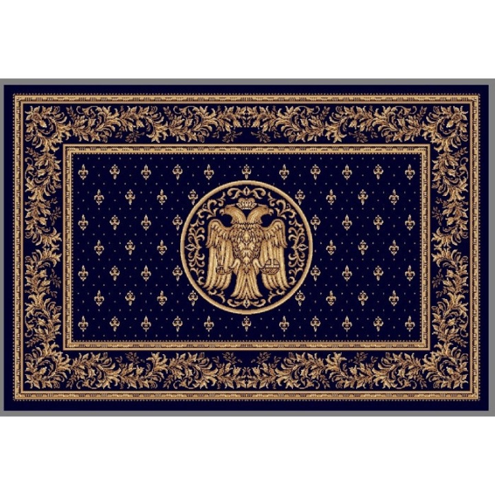 Covor Lotos, 15077, Albastru, Diverse Dimensiuni, 1800 gr/mp - 150x230 cm