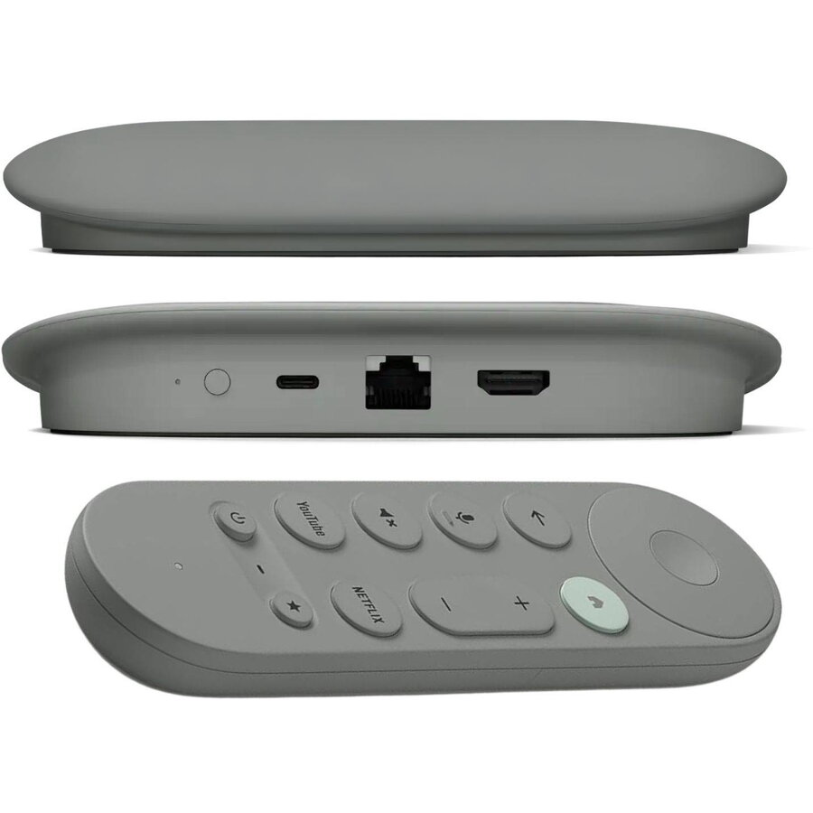 Media Player Google TV Streamer, 4K, Bluetooth, Wi-Fi, Android TV