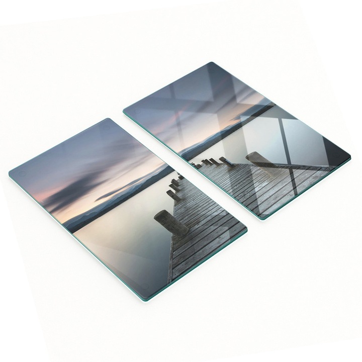 Tocatoare de bucatarie, Tulup, set 2 bucati, 30x52cm, antiderapante, rezistente la temperaturi ridicate