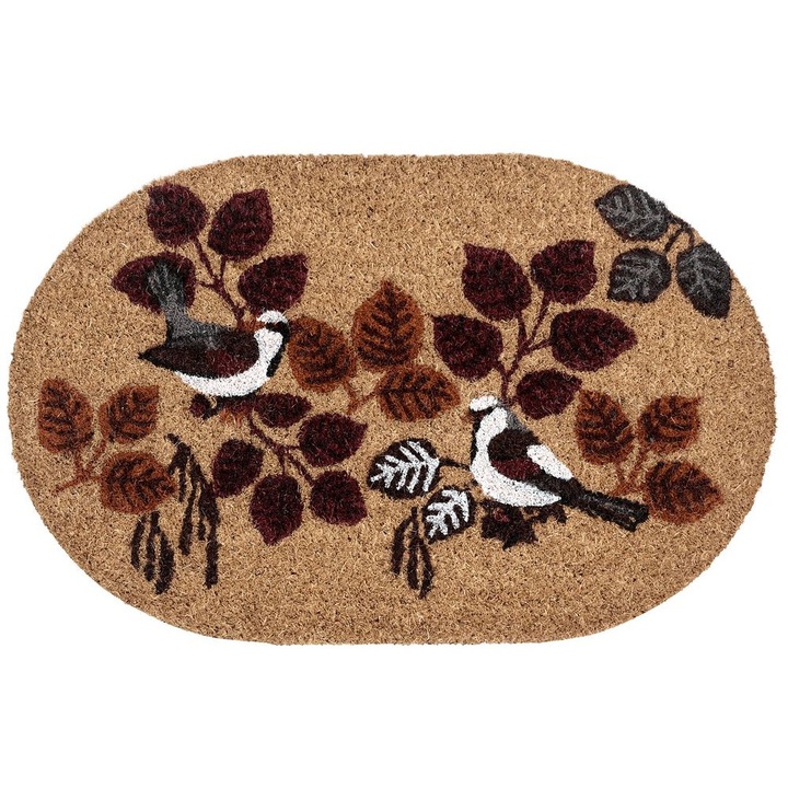 Lábtörlő Toolik Természetes 40 x 60 cm Madár Kókuszrost