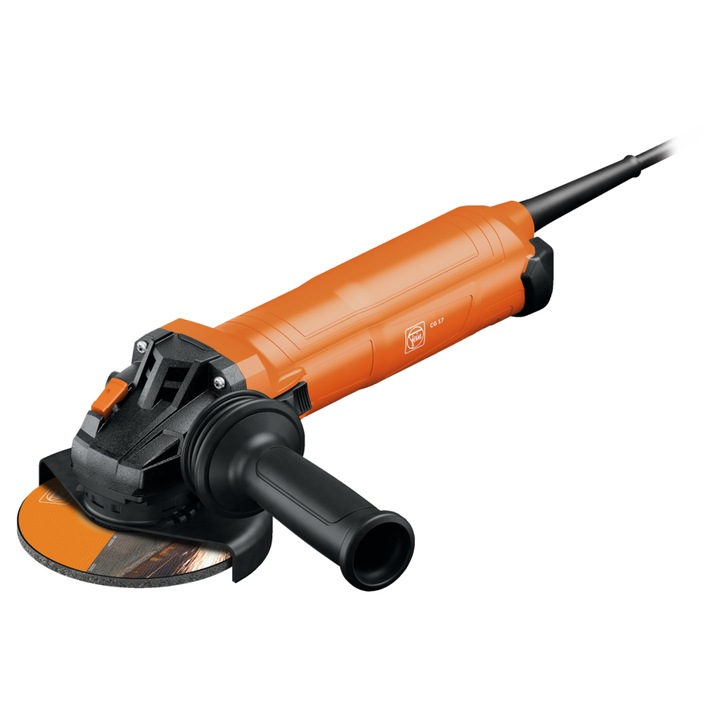 Polizor unghiular compact Fein CG 17-125, 1700 W, 11500 rpm, 125 mm, cablu 4 m