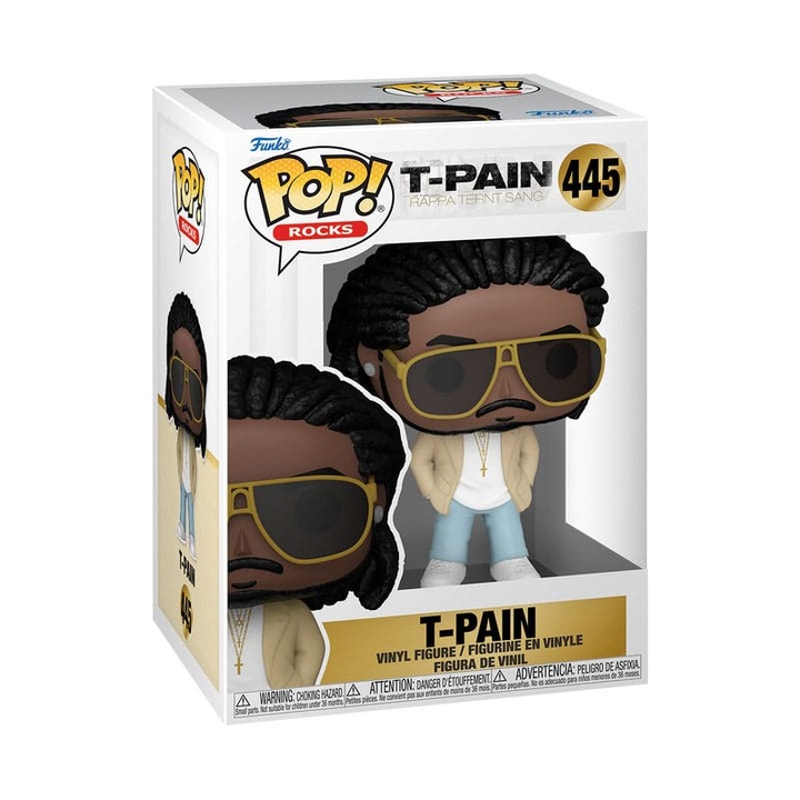 Figurina, POP Rocks, T-Pain, 9 cm, Vinyl