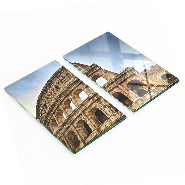 Tocatoare de bucatarie Tulup, set 2 bucati, sticla, 30x52cm, antiderapante, rezistente la temperaturi ridicate