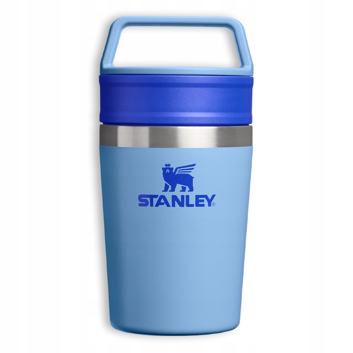 Cana termica Stanley Cafe To Go 0,23 L, inox, doua capace, compacta