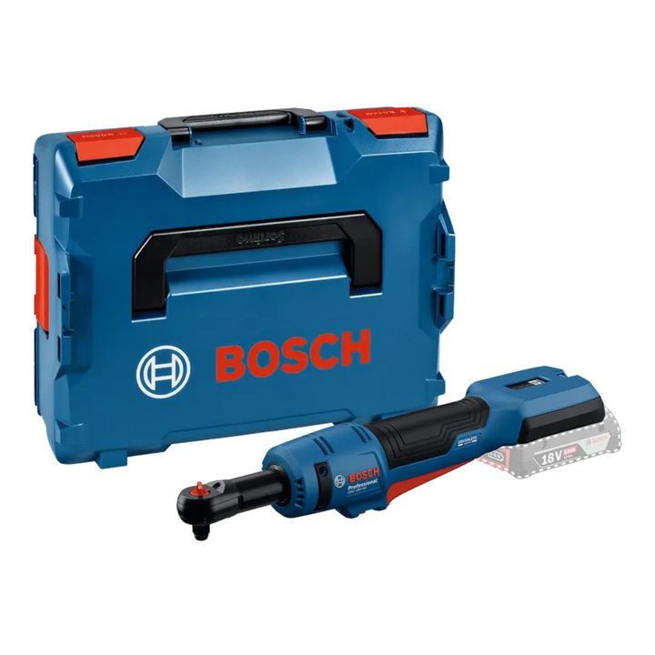 Cheie cu clichet pe acumulator Bosch Professional GRC 18V-60, 06019N8001, 18V, 60Nm, 400 RPM, prindere 3/8", fara acumulator/incarcator, L-BOXX 136