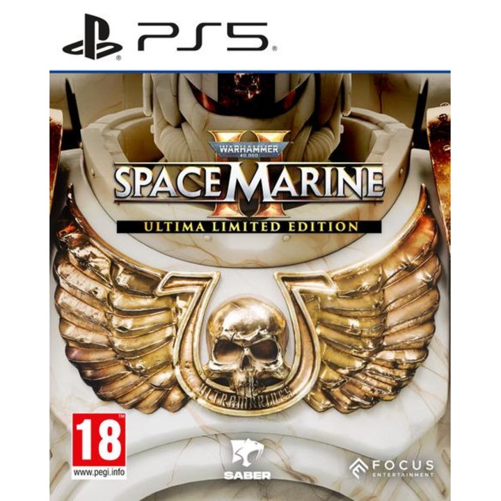 Игра PS5 Warhammer 40,000: Space Marine 2 - Ultima Limited Edition, SteelBook, 3 играчи