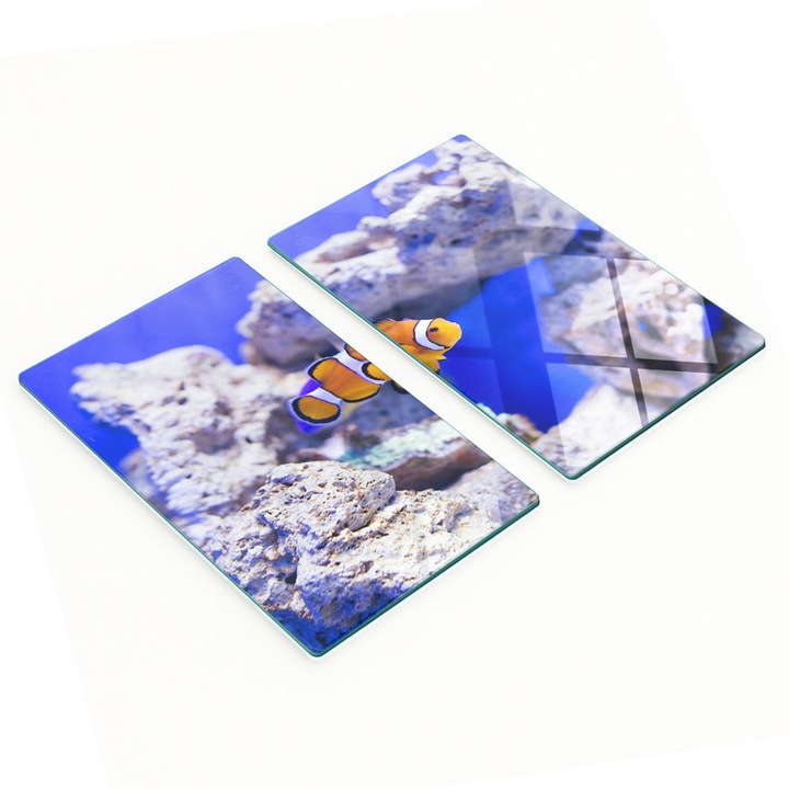 Set 2 tocatoare de bucatarie Tulup, sticla, 30x52cm