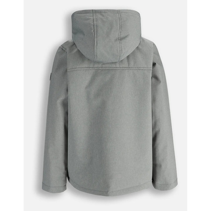 Jachetă copii Coccodrillo gri cu glugă, Gri