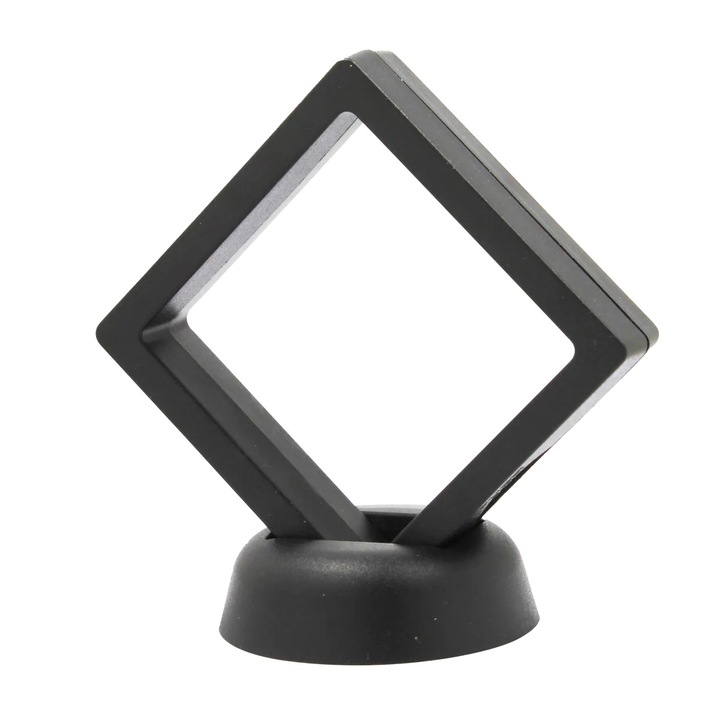 Cutie medalie, ARMURA, plastic negru, 90x90x125mm