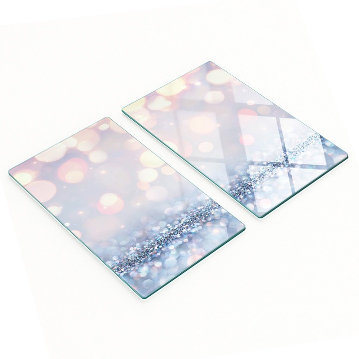 Tocatoare de bucatarie Tulup, set 2 bucati, sticla, 2x30x52cm, antiderapante, rezistente la temperaturi ridicate