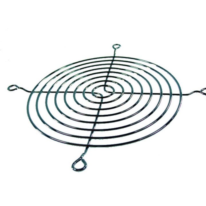 Grila ventilator PC Evercool, metal, 120x120mm, crom