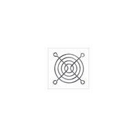 Grila ventilator Evercool, metal, 60x60mm, crom