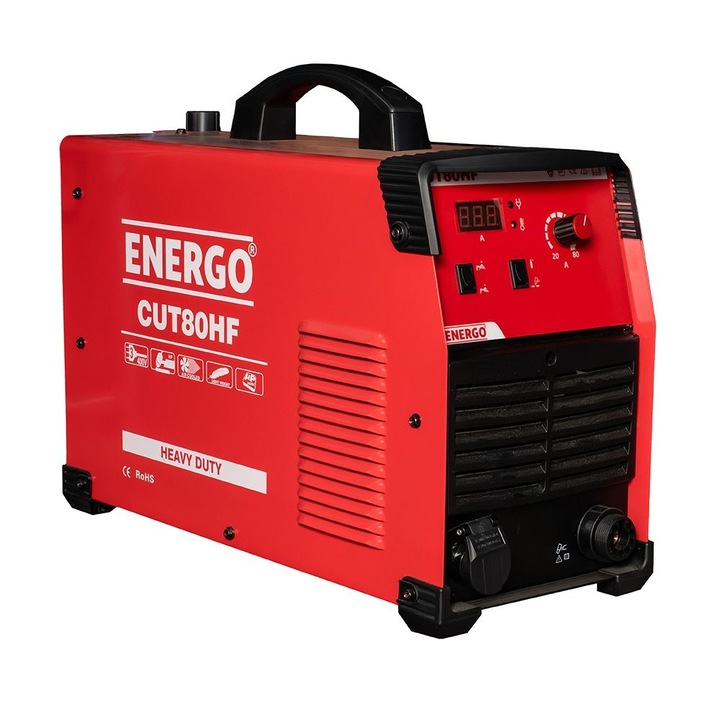 Aparat taiere plasma CUT80HF grosime optima 19mm randament 80A/40% 400V Energo