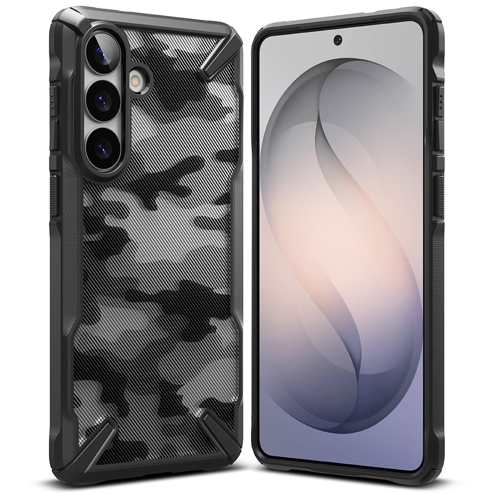 Husa pentru Samsung Galaxy S26 Plus Ringke Fusion X, Protectie sporita, Calitate Premium, Antisoc, Negru/Camuflaj