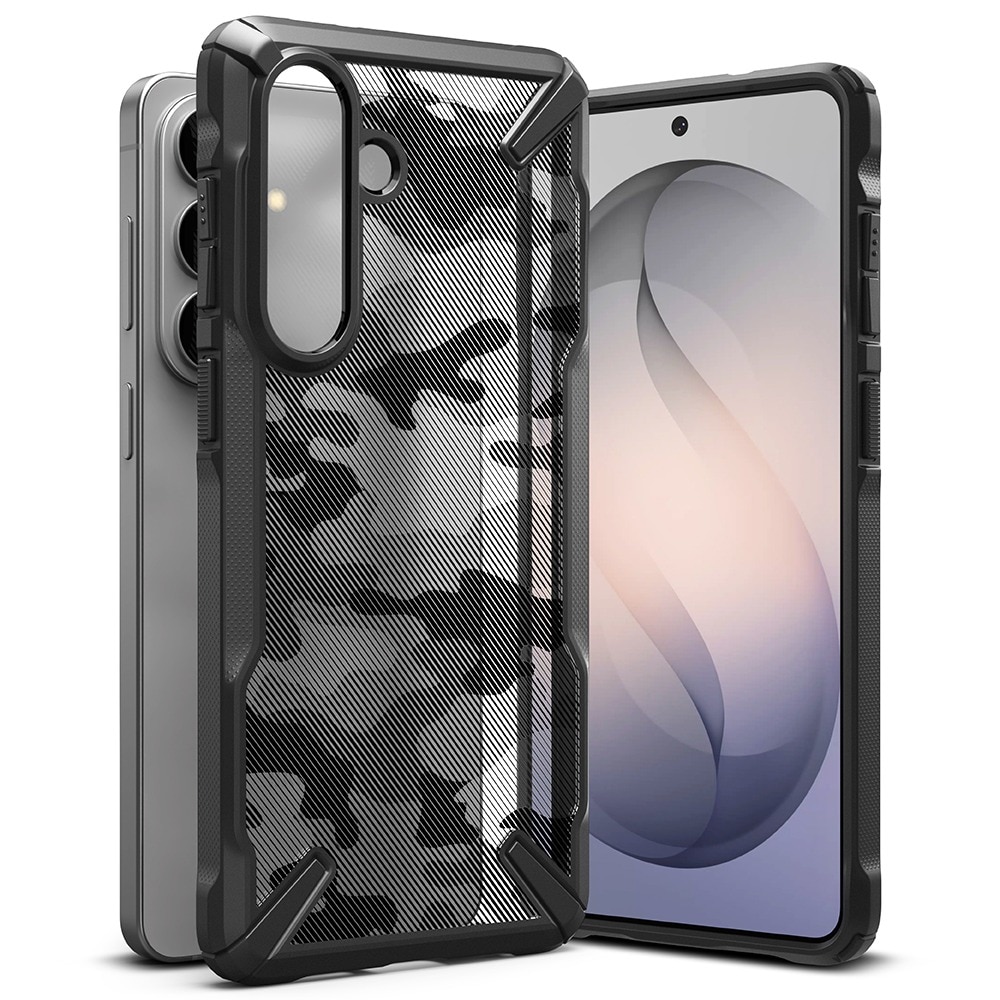 Husa pentru Samsung Galaxy S26 Plus Ringke Fusion X, Protectie sporita, Calitate Premium, Antisoc, Negru/Camuflaj
