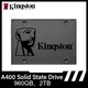 SSD belső Kingston A400, 2TB, 2.5", SATA III, 500MB/s olvasás, 350MB/s írás