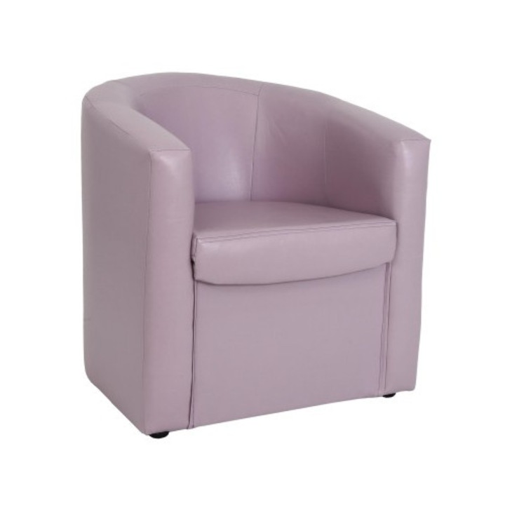 Fotoliu Olga - imitatie piele -mov 21897