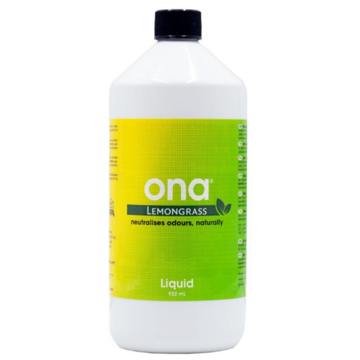 Neutralizator de mirosuri lichid ONA cu aroma de lemongrass - 922 ml