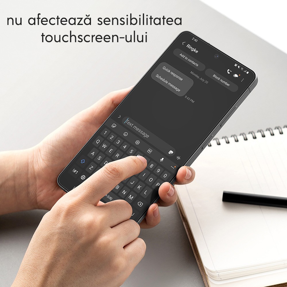 Pachet 2 buc Folie Sticla pentru Samsung Galaxy S26 Ultra Ringke Easy Slide, Kit de instalare usoara si rapida cu dispozitiv de potrivire automata, Protectie Profesionala, Ultra Rezistenta, Transparenta