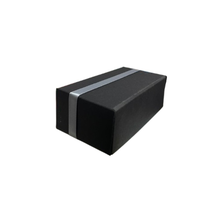 Cutie pentru cadou - Nicas - Carton negru cu bentita diverse culori - 16x5, 5x8 cm - tip L16